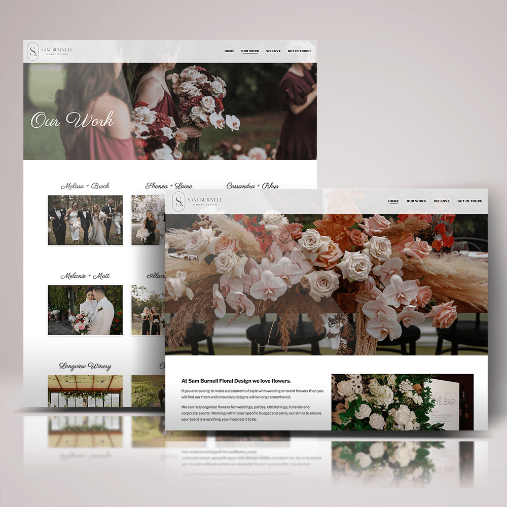 Adelaide florist website design